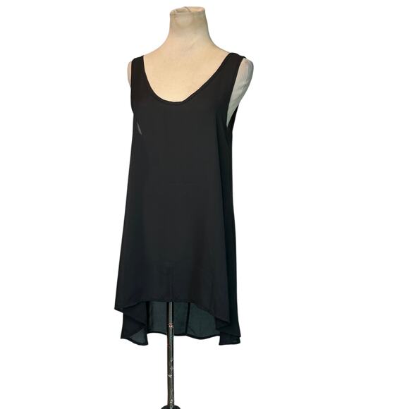 Painted Threads black high low tunic tank top size XS - Picture 10 of 14